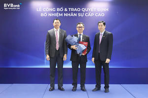 BVBank (BVB) bổ nhiệm Phó tổng giám đốc và kế toán trưởng
