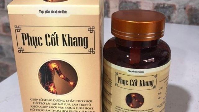 Sản phẩm Phục Cốt Khang do Công ty TNHH Thương mại GVN công bố và chịu trách nhiệm đang được quảng cáo như thuốc chữa bệnh, dễ gây hiểu lầm cho người tiêu dùng