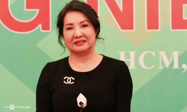Bà Nguyễn Thị Như Loan, Tổng giám đốc Công ty cổ phần Quốc Cường Gia Lai. (Ảnh: V.L)