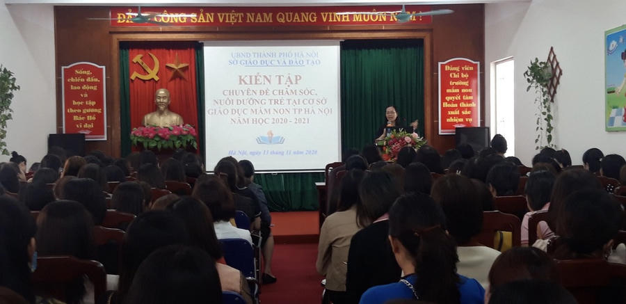 Các học viên tham dự lớp kiến tập