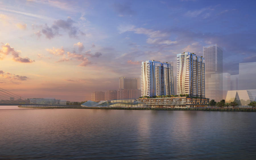 he Opera Residence là phân khu đẹp nhất với tầm nhìn hoàn hảo, đảm bảo gần như tuyệt đối 100% view sông cho các căn hộ. 