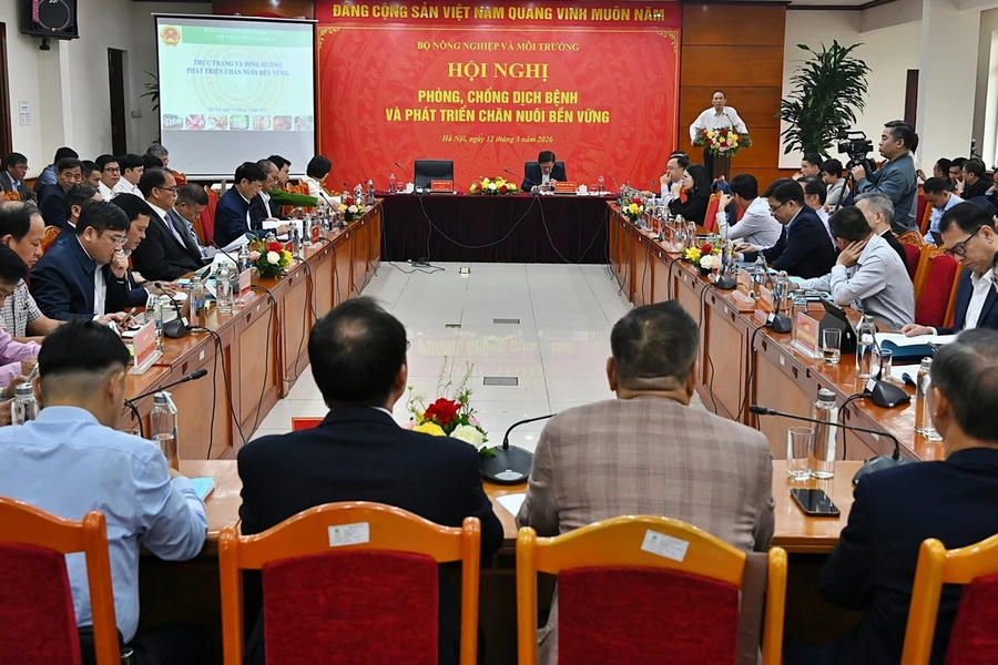 Hội nghị do Bộ NN&MT tổ chức. (Ảnh: Bảo Thắng)
