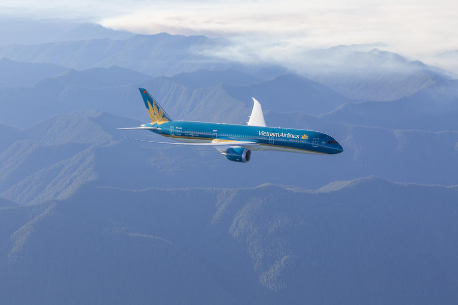 Tàu bay hiện đại của Vietnam Airlines.