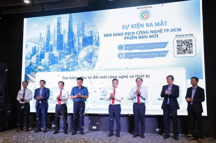 Sàn Giao dịch Công nghệ TP HCM phấn đấu mỗi năm kết nối thông tin cung - cầu công nghệ cho khoảng 1.500 lượt DN và cá nhân. (Ảnh: T.Giang)
