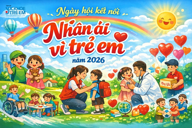 Tạp chí Sức khỏe Trẻ em chuẩn bị tổ chức "Ngày hội kết nối Nhân ái vì Trẻ em" năm 2026.