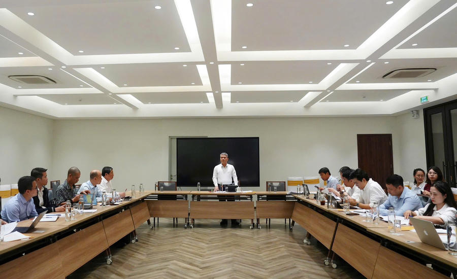 Quang cảnh Hội đồng thẩm định.