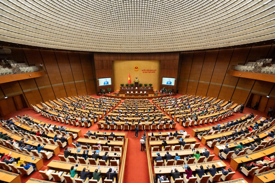 Quang cảnh Phiên họp tại Kỳ họp thứ 10, Quốc hội khóa XV. (Ảnh: quochoi.vn) Quang cảnh Phiên họp tại Kỳ họp thứ 10, Quốc hội khóa XV. (Ảnh: quochoi.vn)