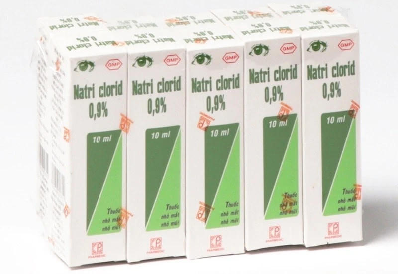 Bộ Y tế yêu cầu thu hồi lô thuốc nhỏ mắt Natri clorid 0,9% do Công ty Pharmedic sản xuất. (Hình minh họa)