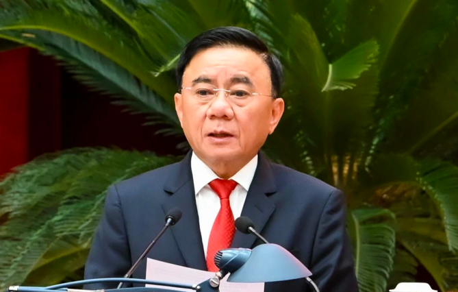 Ủy viên Bộ Chính trị, Thường trực Ban Bí thư Trần Cẩm Tú.

