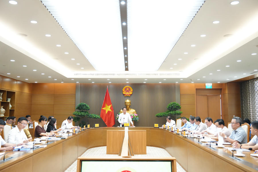 Quang cảnh cuộc họp do Phó Thủ tướng Chính phủ Lê Tiến Châu chủ trì. (Ảnh: H.Thư) Quang cảnh cuộc họp do Phó Thủ tướng Chính phủ Lê Tiến Châu chủ trì. (Ảnh: H.Thư)