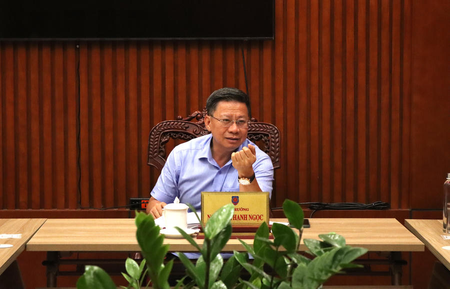Thứ trưởng Nguyễn Thanh Ngọc phát biểu tại buổi làm việc. Thứ trưởng Nguyễn Thanh Ngọc phát biểu tại buổi làm việc.