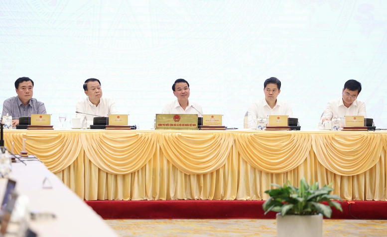 Quang cảnh họp báo.