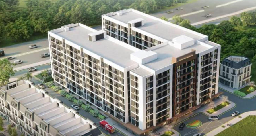 Phối cảnh dự án Nhà ở xã hội Lộc Ninh 1.