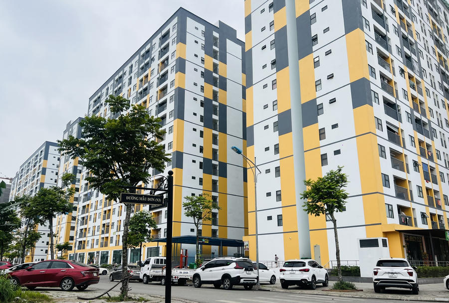Khu nhà ở xã hội Evergreen Tràng Duệ Hải Phòng.