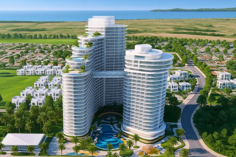 Phối cảnh dự án C-Ocean View. (Nguồn: phuchunggroup.vn) Phối cảnh dự án C-Ocean View. (Nguồn: phuchunggroup.vn)