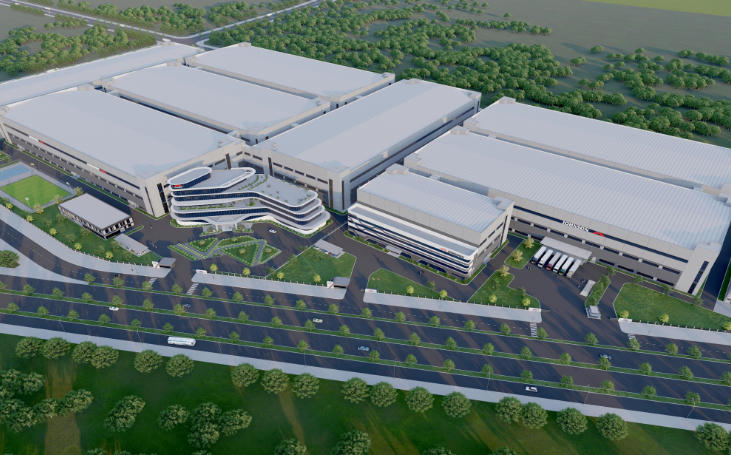 Nhà máy số 2 của Johnson Health Tech tại KCN Thuận Thành I, tỉnh Bắc Ninh. (Nguồn: binhnam.vn)