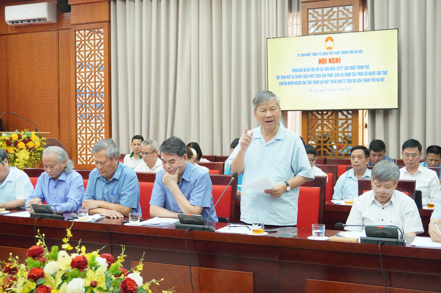 GS.BS Nguyễn Anh Trí phát biểu tại một Hội nghị. (Ảnh:  PV)
