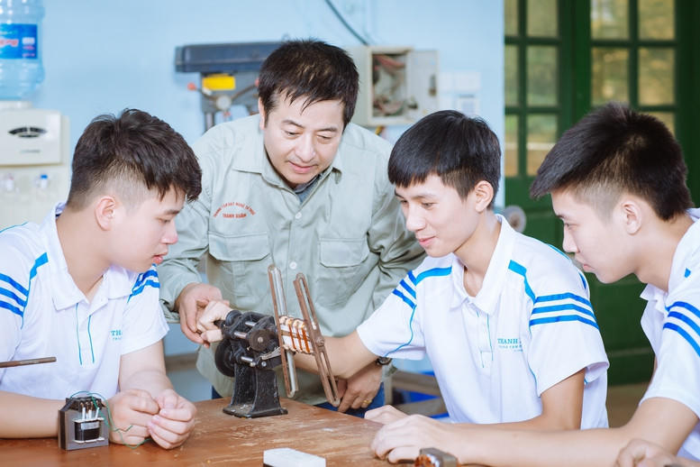 Mở rộng hợp tác với doanh nghiệp, gắn đào tạo với việc làm. (Ảnh minh họa: VGP)