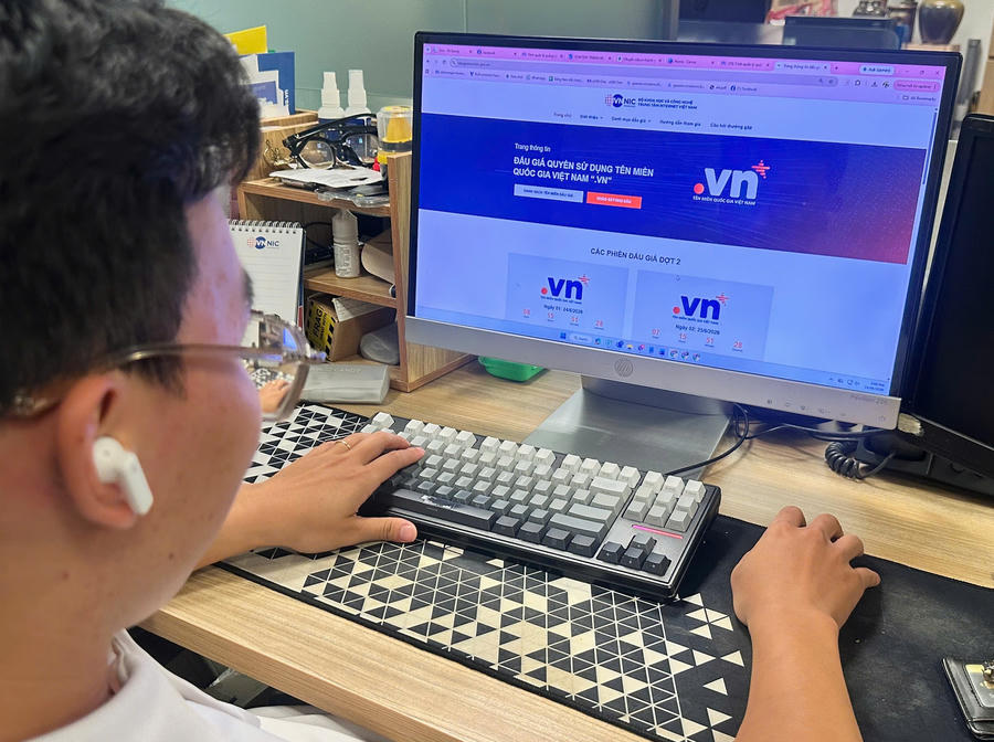 Tên miền quốc gia ".vn" đang ngày càng được nhìn nhận như một tài sản số có giá trị. (Ảnh: Bộ KH&CN)